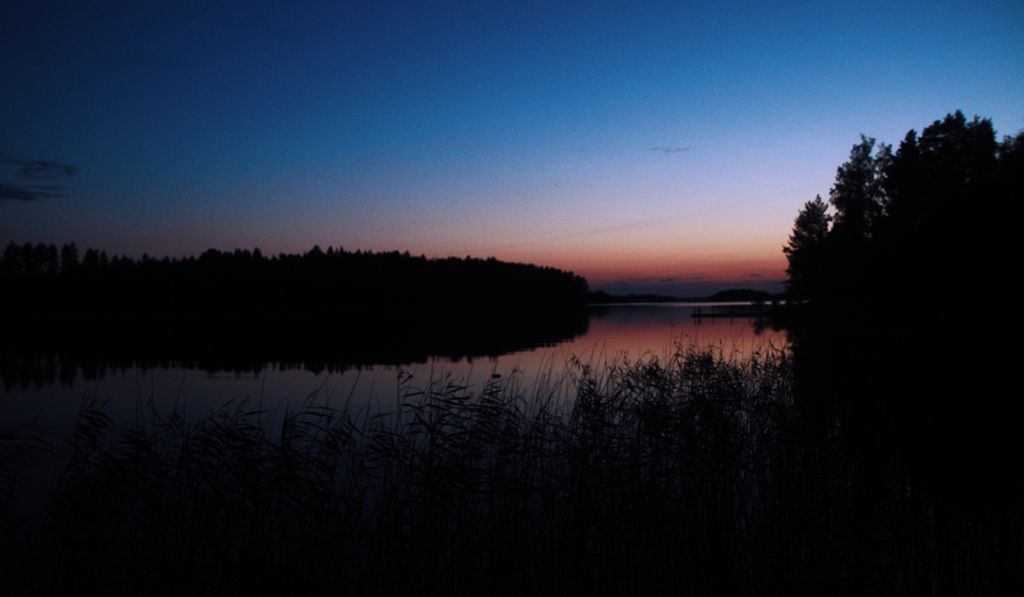 Moment in blue - Paijanne lake in Asikkala, Finland
