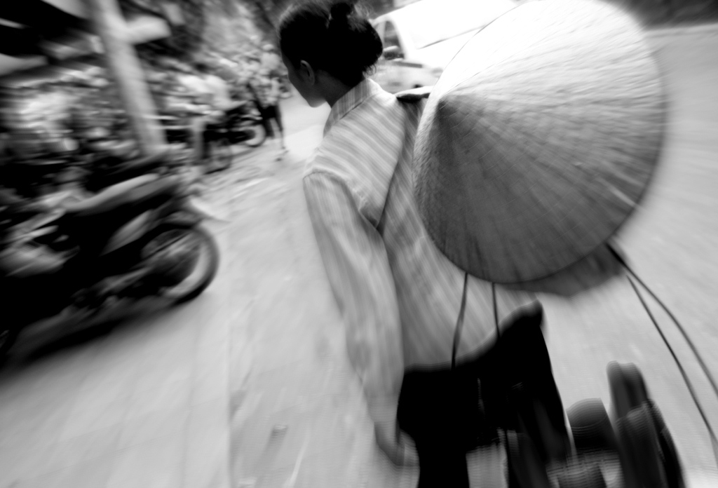 Business woman in Hanoi