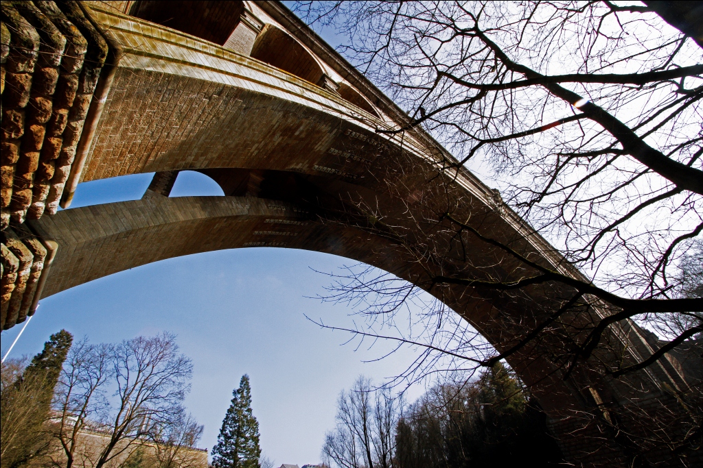 Pont Adolphe with a piece of sky